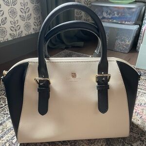 Kate Spade Cream and Black Handbag
